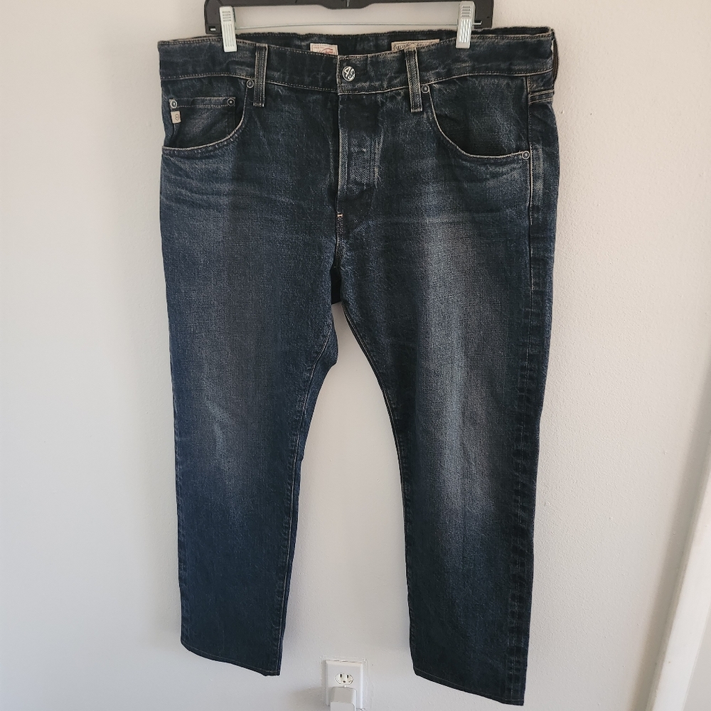 AG Tellis Selvage Modern Slim Fit Jeans Kaihara Denim Blue 36x33 #413 of 457